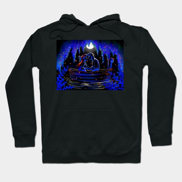 Blue Lagoon Hoodie by amadeuxway